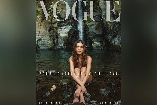 Фото бразильской модели Алессандры Амбросио украсило обложку Vogue Portugal